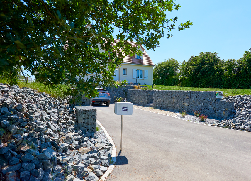 Au Cœur des Jardins : gabions