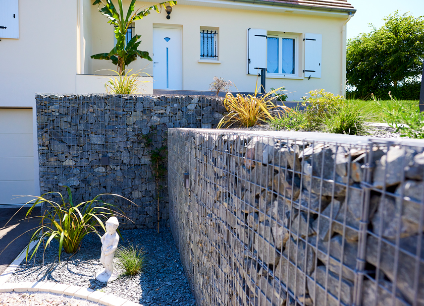 Au Cœur des Jardins : gabions